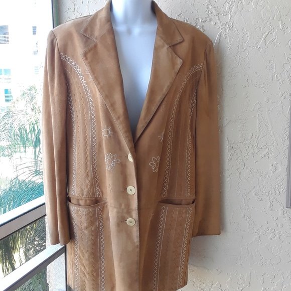 Suede Jacket  Italian Made - Picture 4 of 8